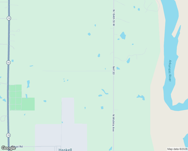 map of restaurants, bars, coffee shops, grocery stores, and more near 18727 West Bunch Road in Haskell