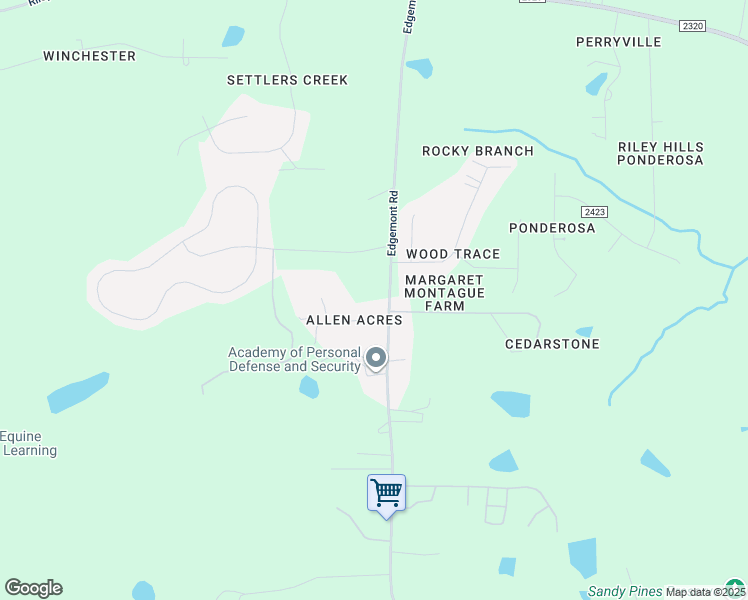 map of restaurants, bars, coffee shops, grocery stores, and more near 2529 Edgemont Road in Wendell