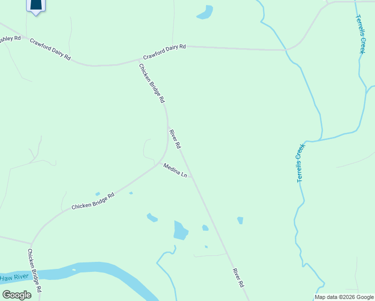 map of restaurants, bars, coffee shops, grocery stores, and more near 2567 State Road 1525 in Pittsboro