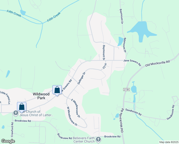 map of restaurants, bars, coffee shops, grocery stores, and more near 190 Dellinger Drive in Statesville