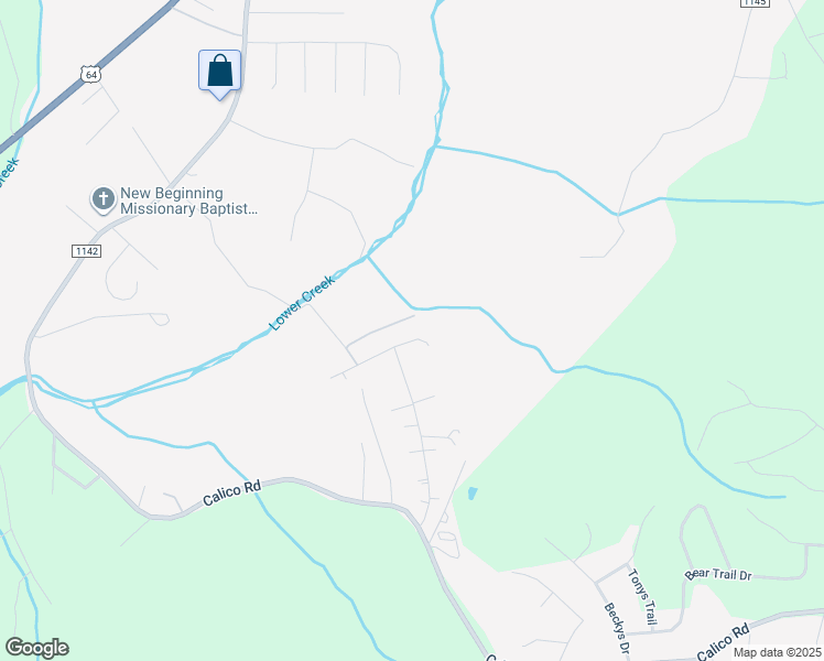 map of restaurants, bars, coffee shops, grocery stores, and more near 3440 Evanbrook Court in Lenoir