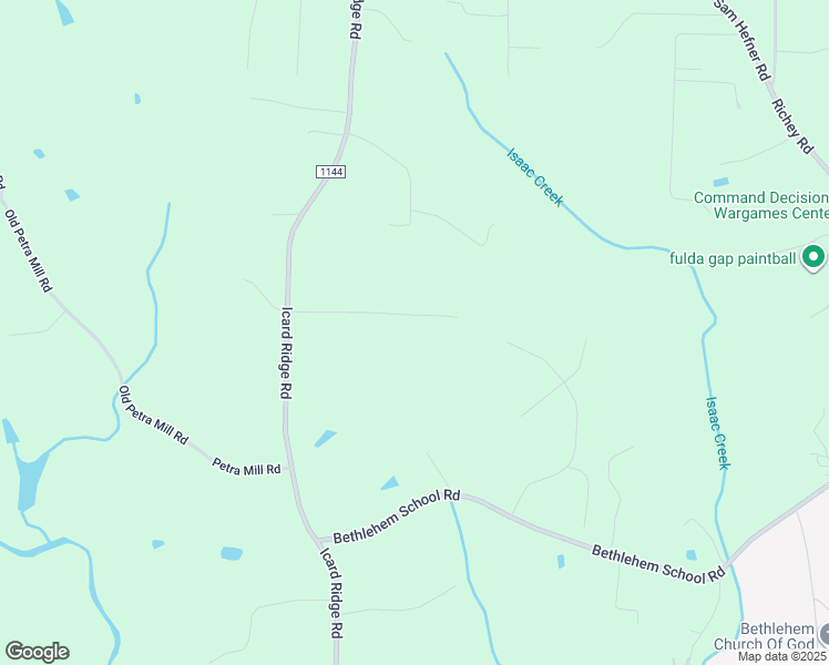 map of restaurants, bars, coffee shops, grocery stores, and more near Hardin Farm Lane in Alexander County