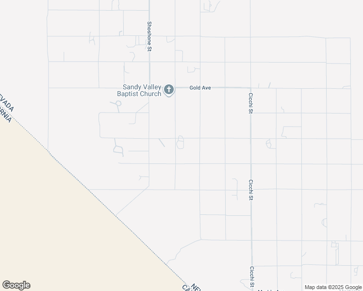 map of restaurants, bars, coffee shops, grocery stores, and more near 2365 Gypsum Avenue in Sandy Valley