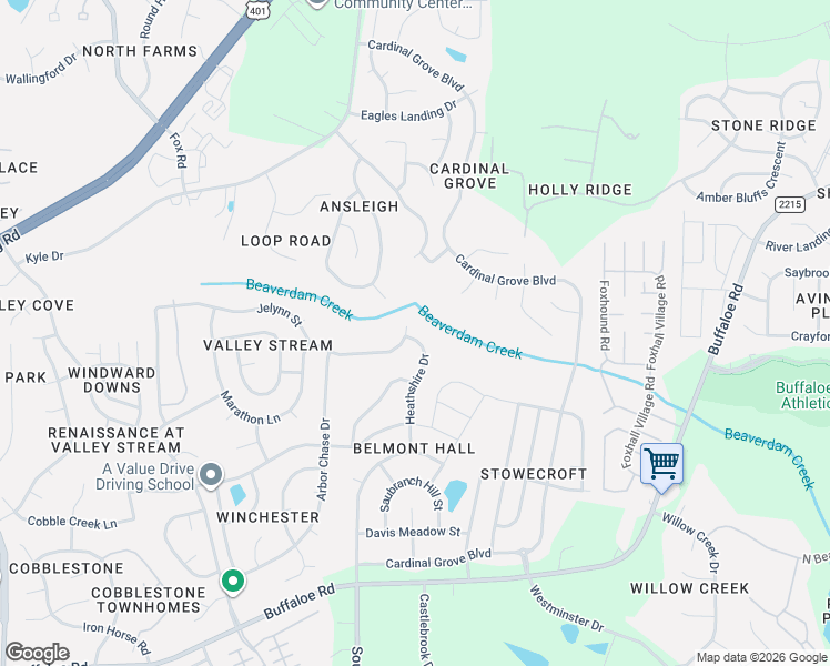 map of restaurants, bars, coffee shops, grocery stores, and more near 5069 Jelynn Street in Raleigh