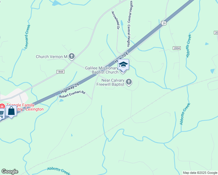 map of restaurants, bars, coffee shops, grocery stores, and more near 194 Cherry Drive in Lexington