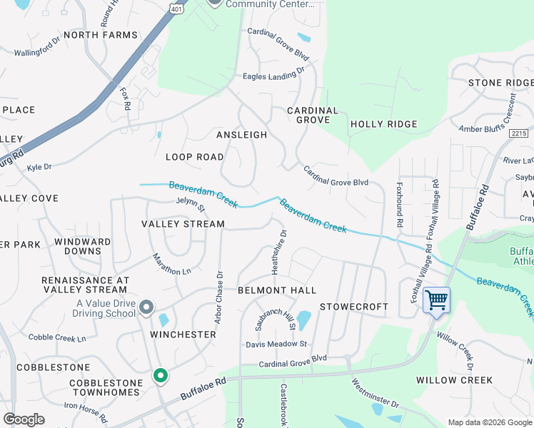 map of restaurants, bars, coffee shops, grocery stores, and more near 5061 Jelynn Street in Raleigh