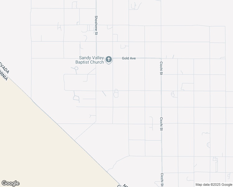 map of restaurants, bars, coffee shops, grocery stores, and more near 2365 Gypsum Avenue in Sandy Valley