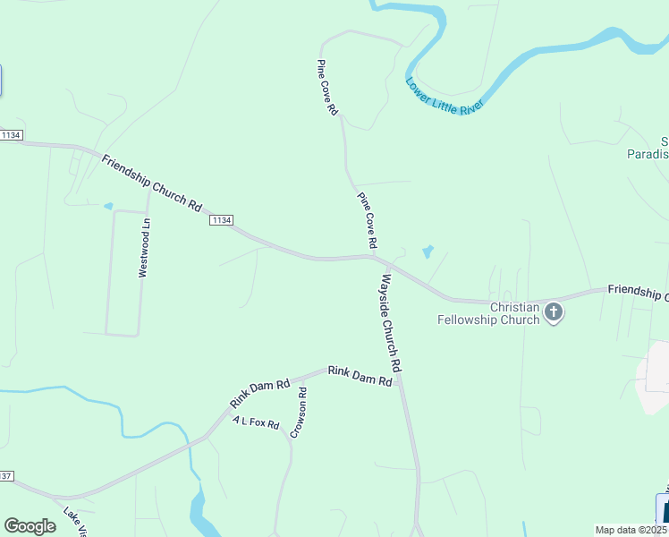 map of restaurants, bars, coffee shops, grocery stores, and more near 1155 Friendship Church Road in Taylorsville