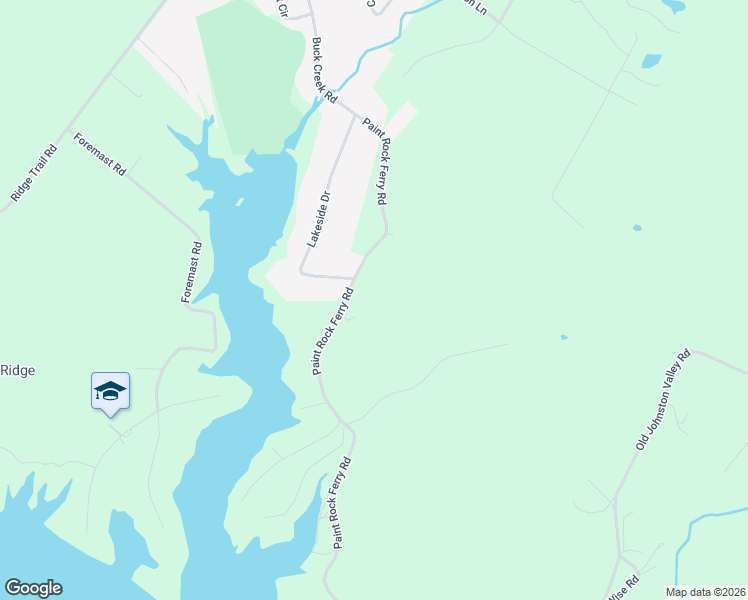 map of restaurants, bars, coffee shops, grocery stores, and more near 907 Paint Rock Ferry Road in Kingston