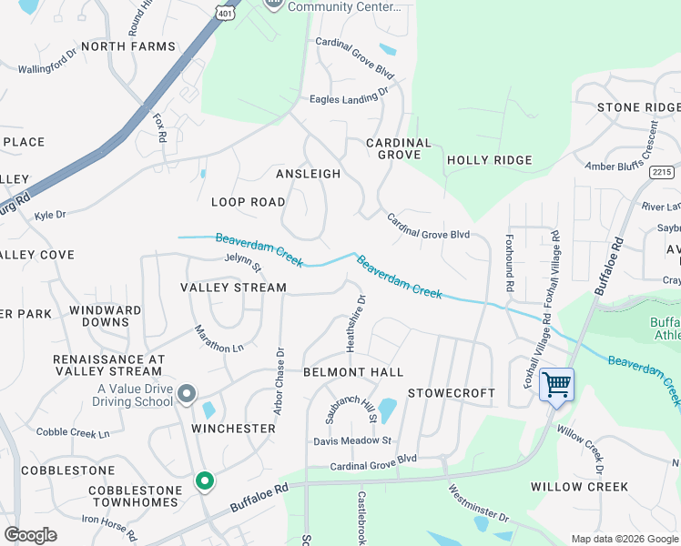map of restaurants, bars, coffee shops, grocery stores, and more near 5069 Jelynn Street in Raleigh