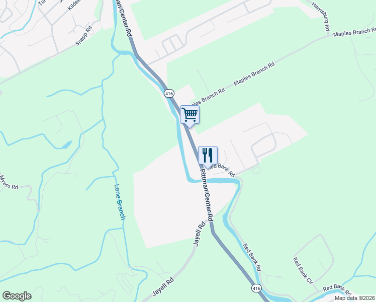 map of restaurants, bars, coffee shops, grocery stores, and more near 1944 Pittman Center Road in Sevierville