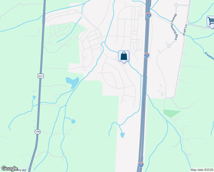 map of restaurants, bars, coffee shops, grocery stores, and more near 5028 Rockport Avenue in Franklin