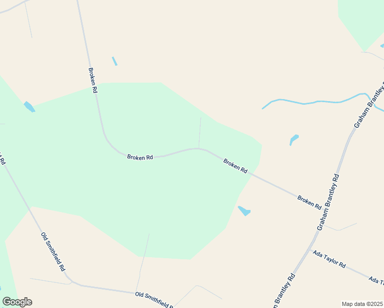 map of restaurants, bars, coffee shops, grocery stores, and more near 1789 Broken Road in Bailey