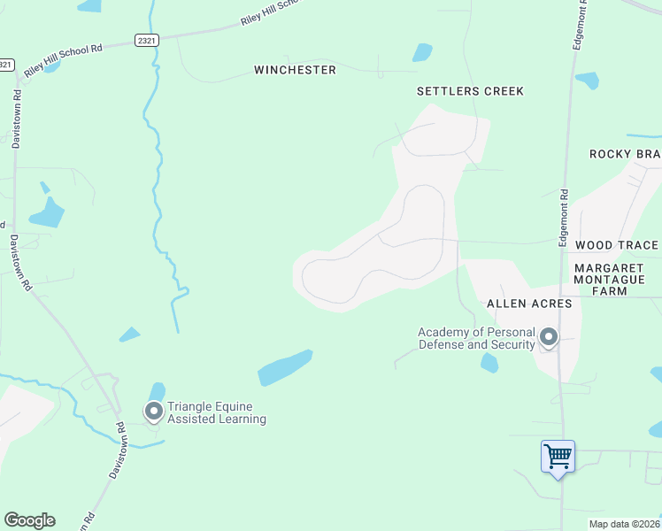 map of restaurants, bars, coffee shops, grocery stores, and more near 6393 Stag Trail in Wendell