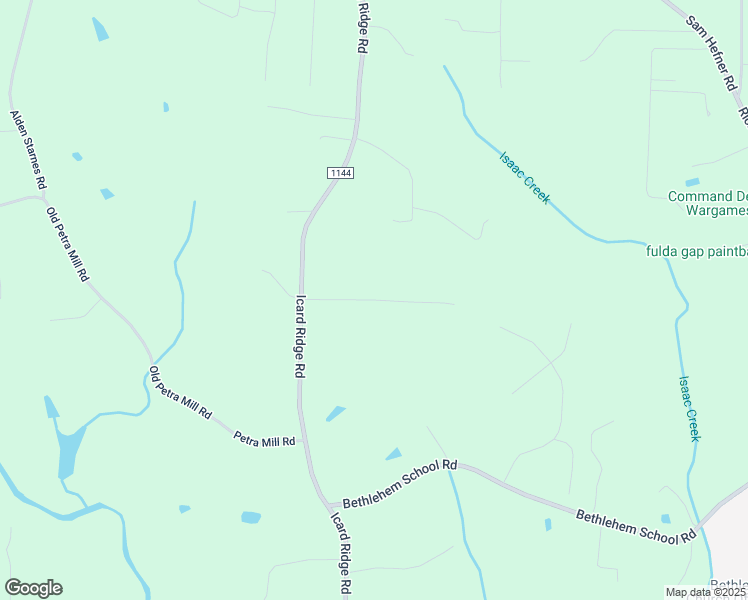 map of restaurants, bars, coffee shops, grocery stores, and more near Hardin Farm Lane in Alexander County