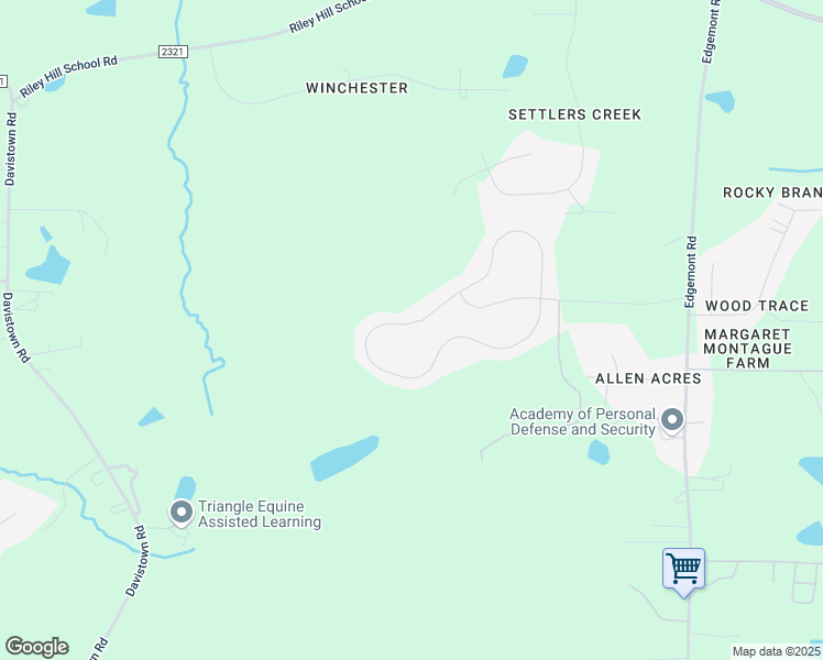 map of restaurants, bars, coffee shops, grocery stores, and more near 6387 Stag Trail in Wendell