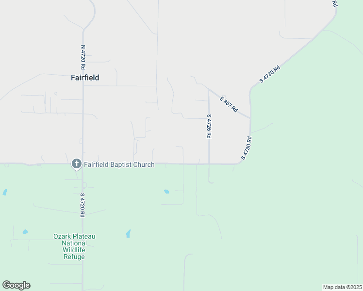 map of restaurants, bars, coffee shops, grocery stores, and more near 80931 South 4725 Road in Stilwell