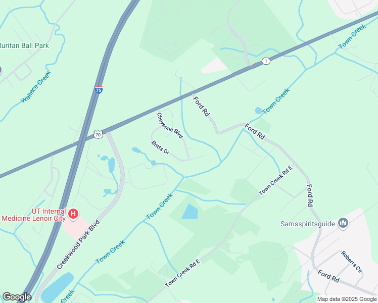 map of restaurants, bars, coffee shops, grocery stores, and more near in Lenoir City