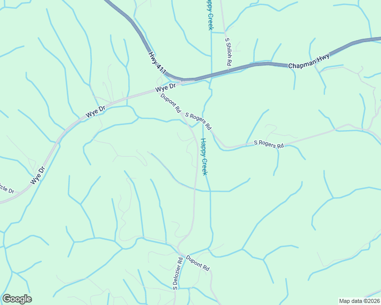 map of restaurants, bars, coffee shops, grocery stores, and more near 1317 Dupont Road in Seymour