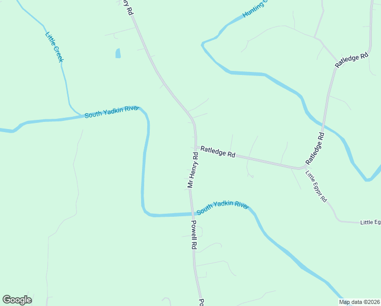 map of restaurants, bars, coffee shops, grocery stores, and more near 876 Mr Henry Road in Mocksville