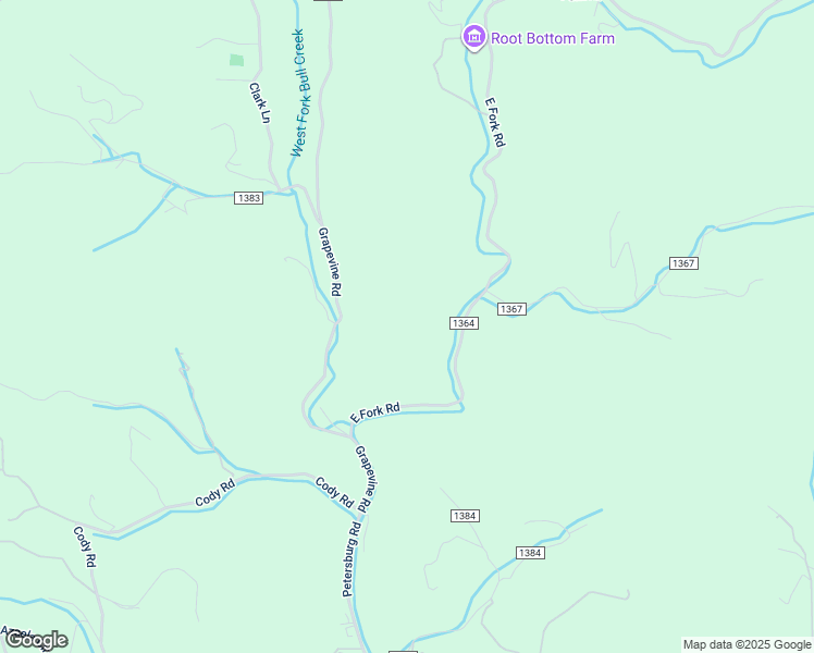 map of restaurants, bars, coffee shops, grocery stores, and more near 577 East Fork Road in Marshall