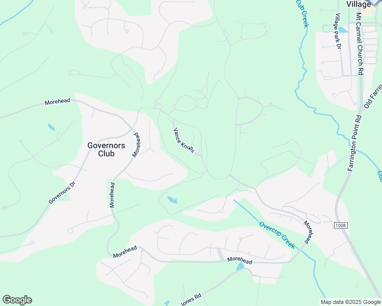 map of restaurants, bars, coffee shops, grocery stores, and more near 95113 Vance Knoll in Chapel Hill