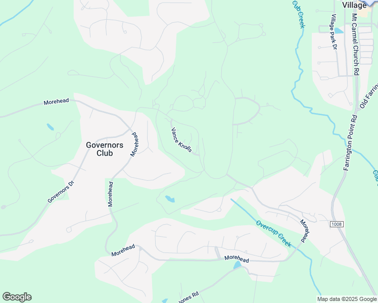 map of restaurants, bars, coffee shops, grocery stores, and more near 95113 Vance Knoll in Chapel Hill
