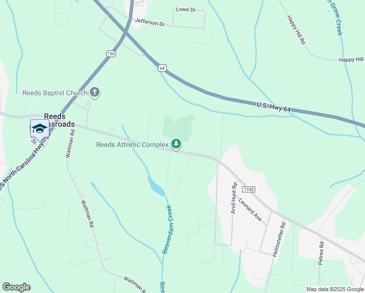 map of restaurants, bars, coffee shops, grocery stores, and more near 3966 West Old Highway 64 in Lexington