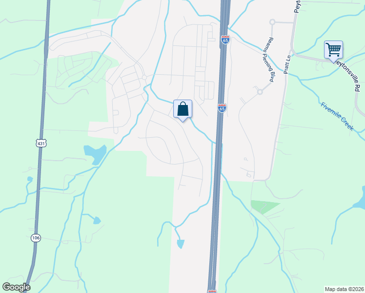 map of restaurants, bars, coffee shops, grocery stores, and more near 8028 Brookpark Avenue in Franklin