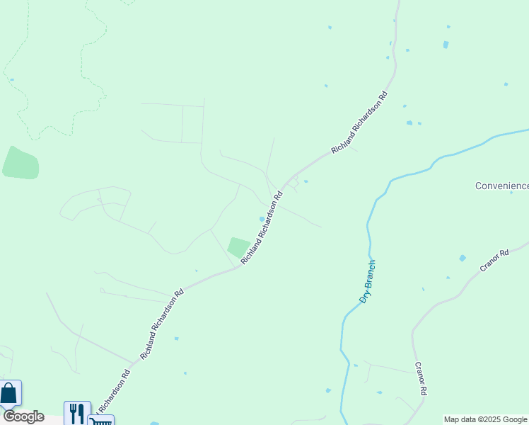 map of restaurants, bars, coffee shops, grocery stores, and more near 1013 Richland Road in Murfreesboro