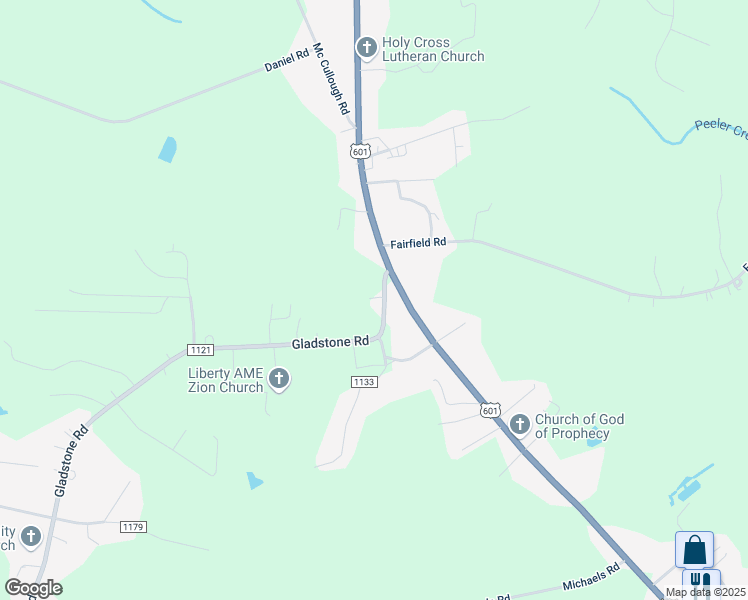 map of restaurants, bars, coffee shops, grocery stores, and more near 128 Gladstone Road in Mocksville