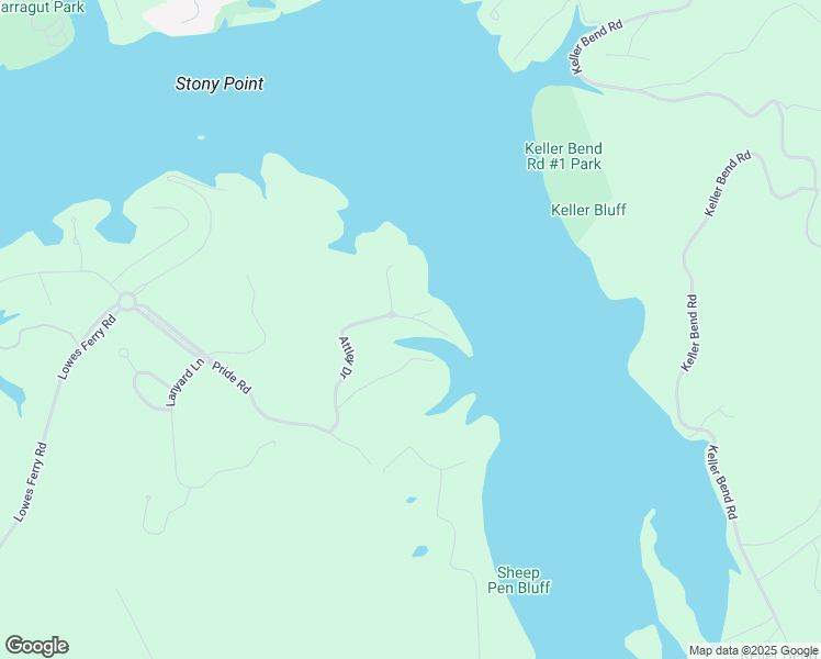 map of restaurants, bars, coffee shops, grocery stores, and more near 3850 Attley Drive in Louisville