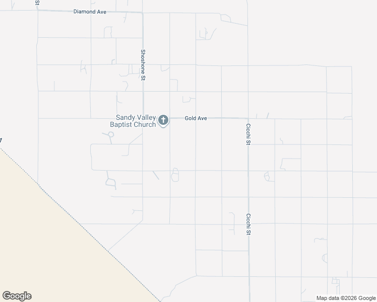 map of restaurants, bars, coffee shops, grocery stores, and more near 2325 Shasta Street in Sandy Valley