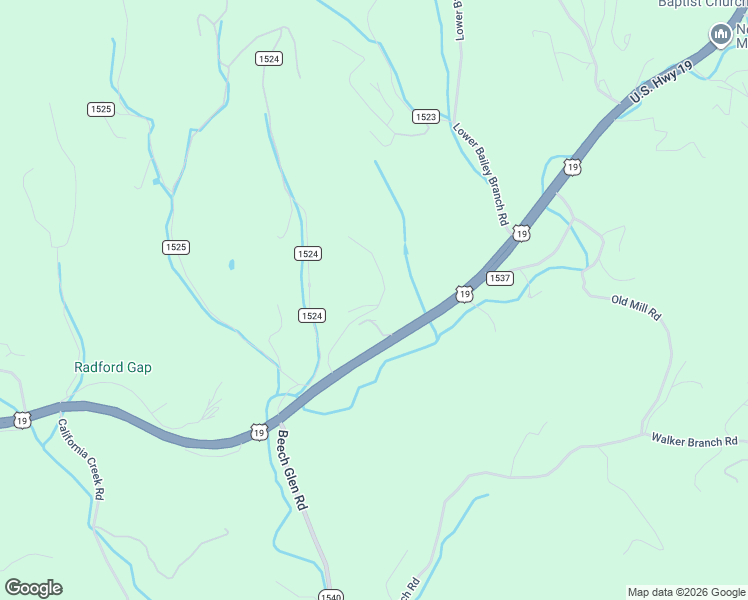 map of restaurants, bars, coffee shops, grocery stores, and more near 345 Sycamore Ridge Drive in Mars Hill
