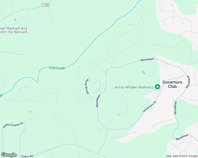 map of restaurants, bars, coffee shops, grocery stores, and more near 19016 Stone Brook in Chapel Hill