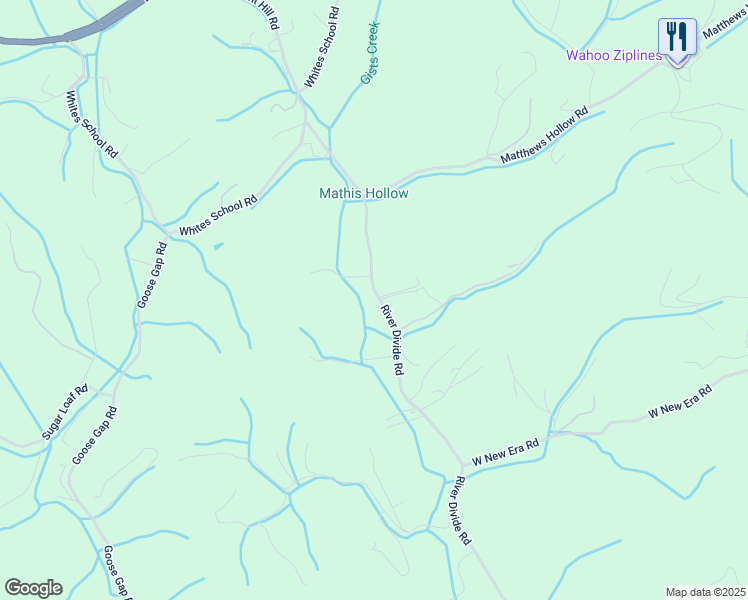 map of restaurants, bars, coffee shops, grocery stores, and more near 668 River Divide Road in Sevierville