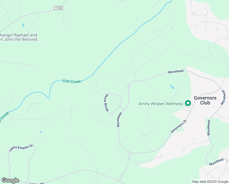 map of restaurants, bars, coffee shops, grocery stores, and more near 19022 Stone Brook in Chapel Hill