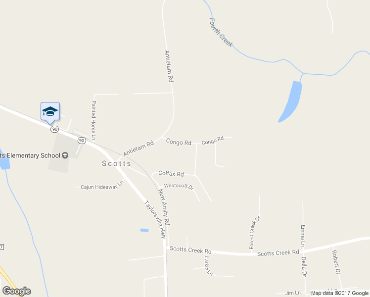 map of restaurants, bars, coffee shops, grocery stores, and more near 130 Congo Road in Statesville