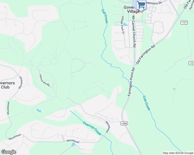 map of restaurants, bars, coffee shops, grocery stores, and more near 12044 Iredell in Chapel Hill