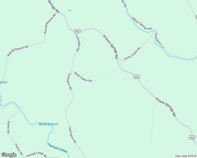 map of restaurants, bars, coffee shops, grocery stores, and more near Wink Parker Road in Hickman County
