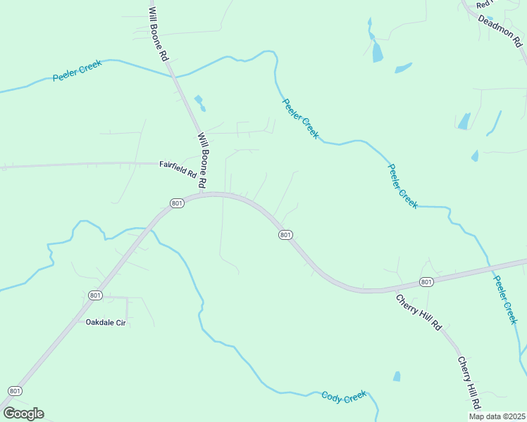 map of restaurants, bars, coffee shops, grocery stores, and more near 6511 North Carolina 801 in Mocksville
