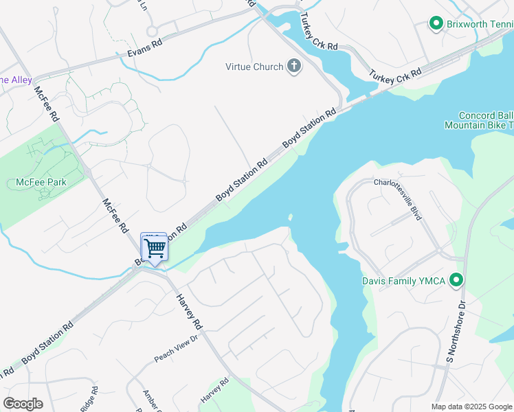 map of restaurants, bars, coffee shops, grocery stores, and more near 12548 Willow Cove Way in Knoxville
