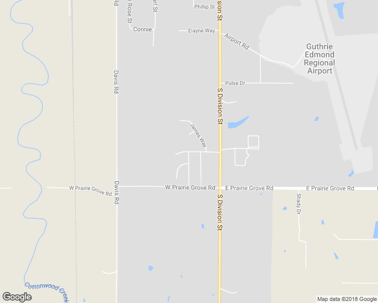 map of restaurants, bars, coffee shops, grocery stores, and more near 3400 Homesteaders Ln in Guthrie