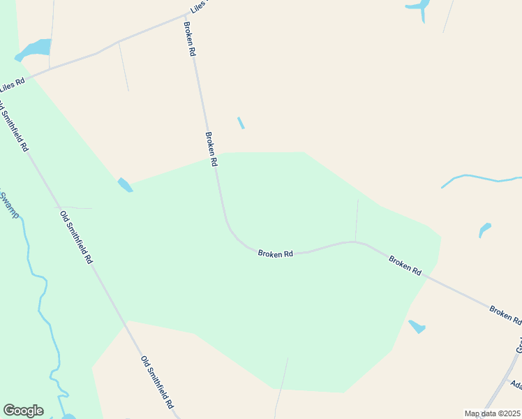 map of restaurants, bars, coffee shops, grocery stores, and more near Broken Road in Nash County