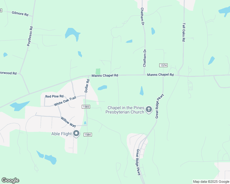 map of restaurants, bars, coffee shops, grocery stores, and more near 150 Bonterra Way in Chapel Hill