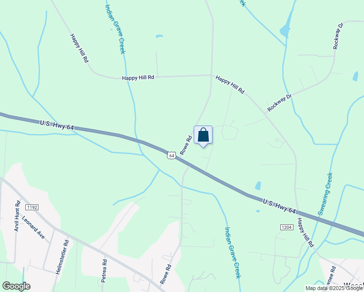 map of restaurants, bars, coffee shops, grocery stores, and more near 807 Rowe Road in Lexington