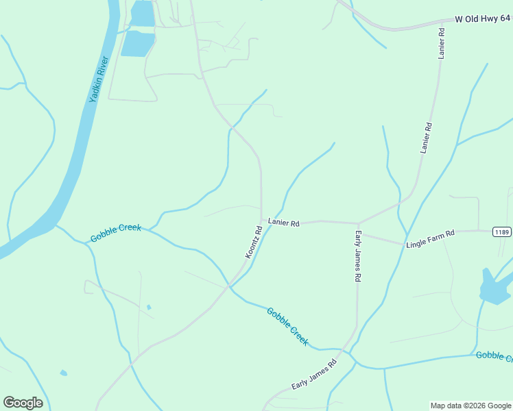 map of restaurants, bars, coffee shops, grocery stores, and more near 1100 Koontz Road in Lexington