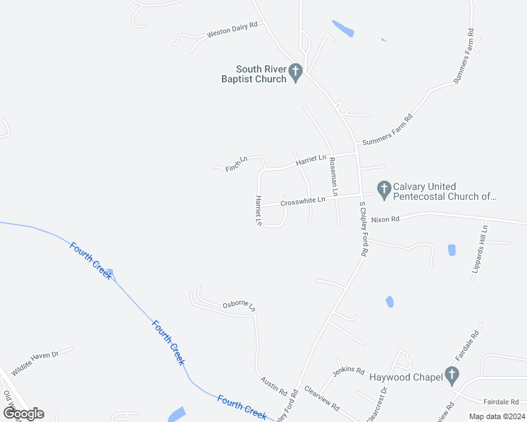 map of restaurants, bars, coffee shops, grocery stores, and more near 185 Crosswhite Lane in Statesville