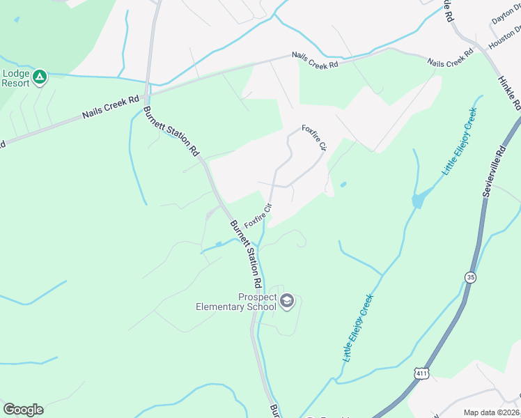 map of restaurants, bars, coffee shops, grocery stores, and more near 1416 Foxfire Circle in Seymour