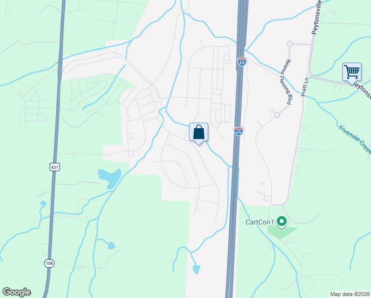 map of restaurants, bars, coffee shops, grocery stores, and more near 8021 Broockpark Avenue in Franklin